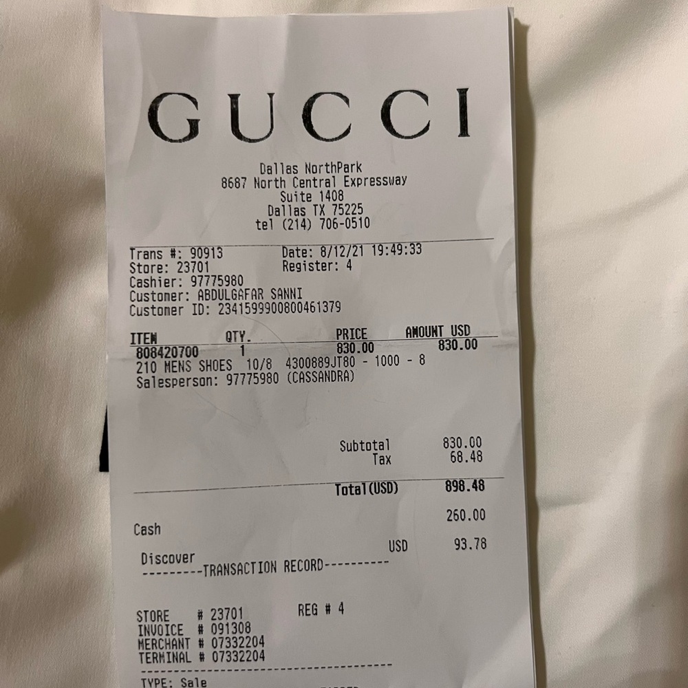 Men Velvet GG Gucci loafers 8 - Picture 9 of 10